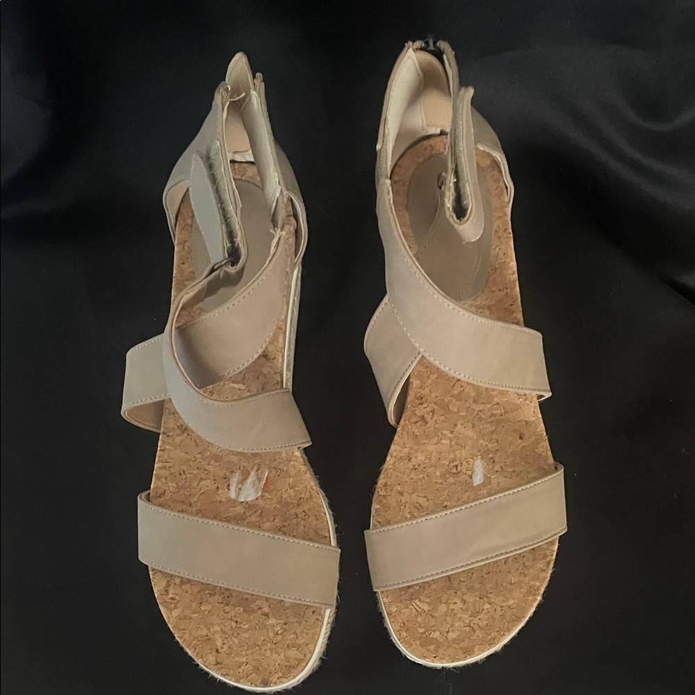 Adrienne Vittadini Black Heeled Sandals